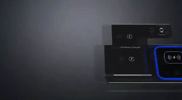 CleanDesk 3-in-1 Wireless Charging Station